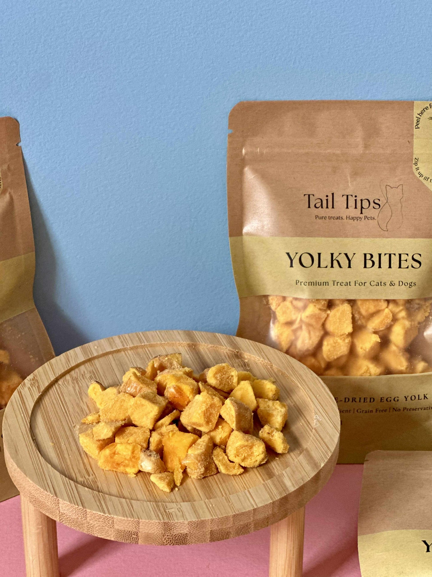 "Yolky Bites" 100% Freeze-Dried Egg Yolk- 40g Pouch