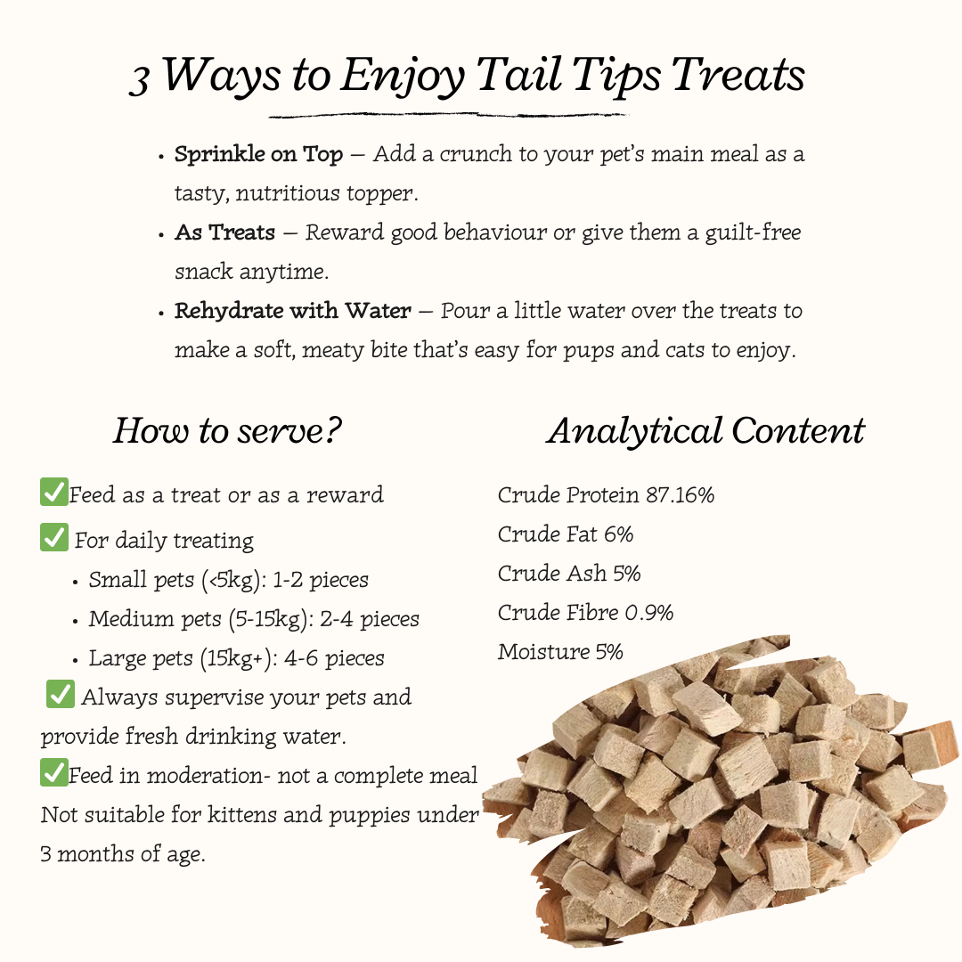 "Ducky Delights" 100% Freeze-Dried Duck Meat- 40g pouch