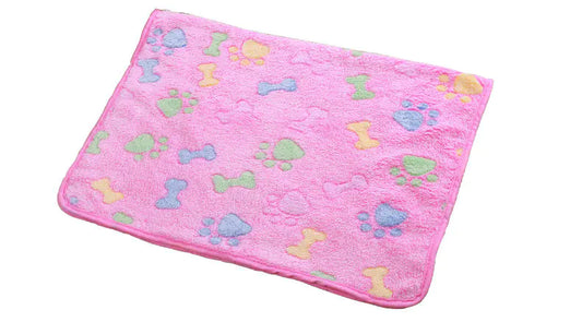 Pet Blanket - Super Soft Coral Fleece for Dogs and Cats