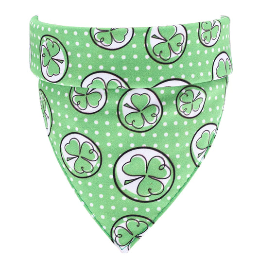 Cotton Pet Bandana for Dogs and Cats in Green