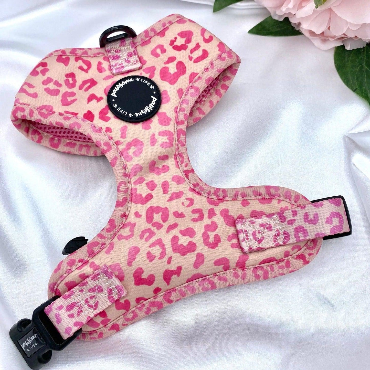 Ombre Leopard Dog Harness