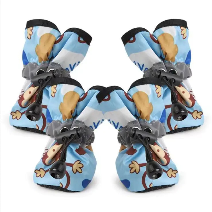 Non-Slip Pet Shoes for Teddy Dogs - Waterproof Booties