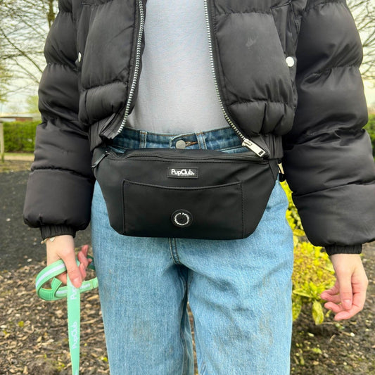 Dog Walking Bum Bag - Black