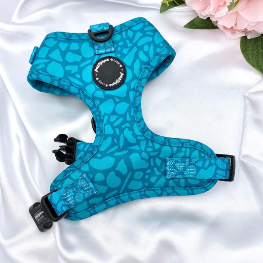 Dark Teal Dog Harness