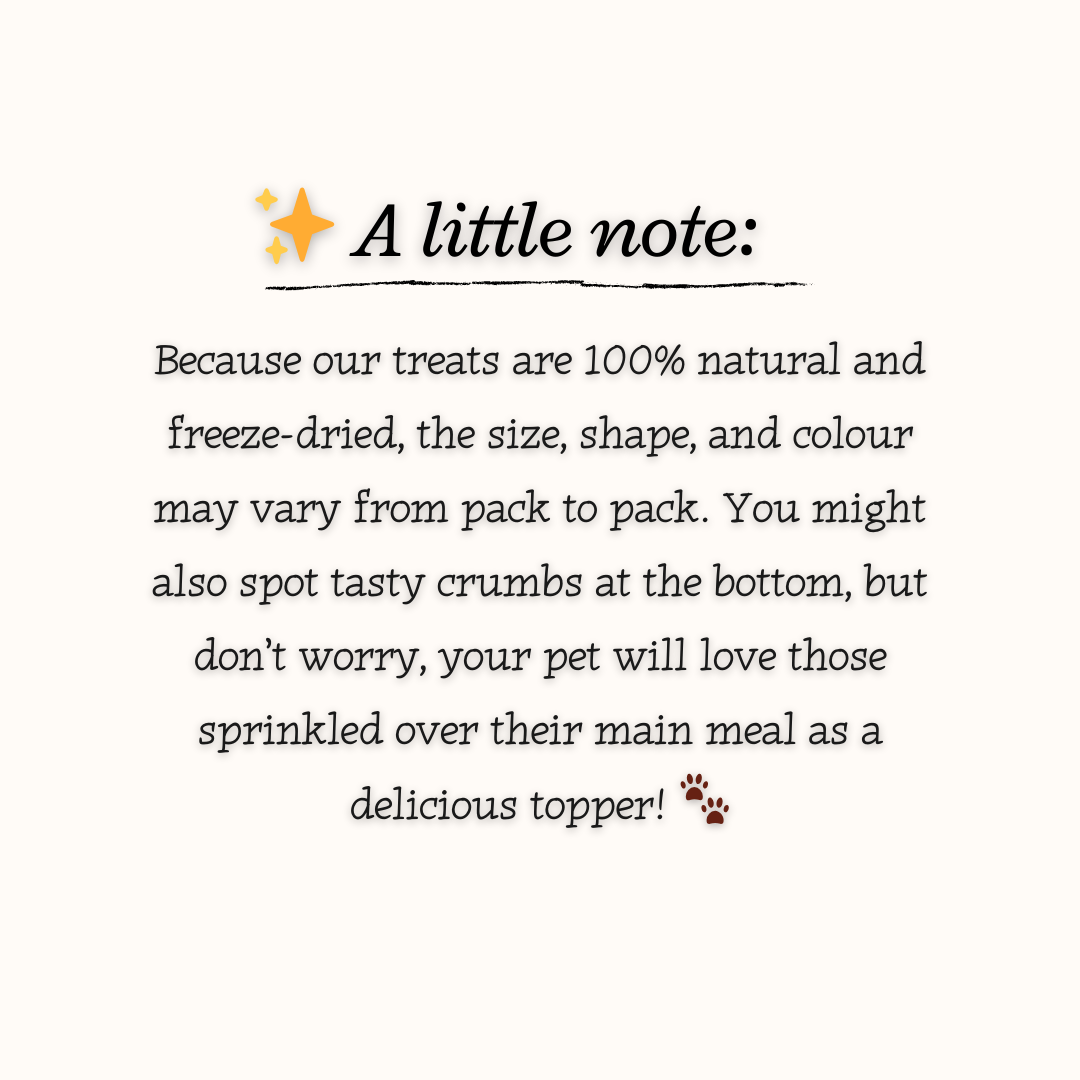 Tail Tips Taster Pack- Salmon, Duck, Chicken, Chicken Liver & Egg Yolk