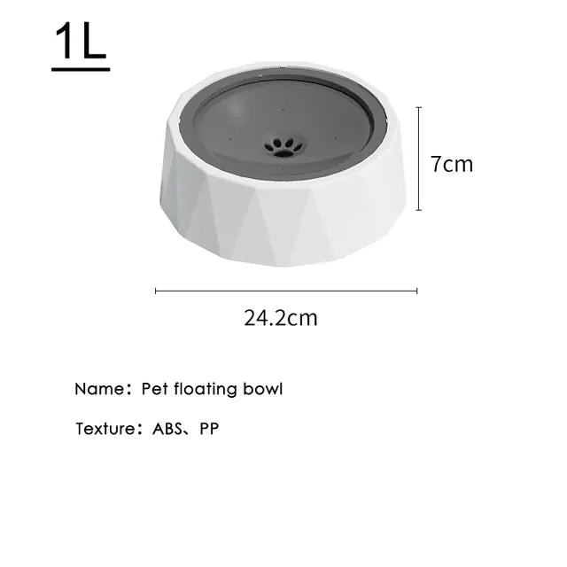 Pet Floating Bowl for Cats and Dogs - Water Drinker