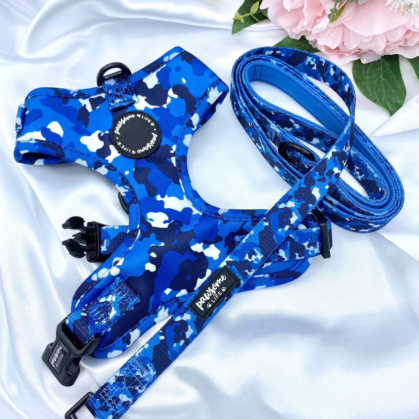 Blue Camo Dog Lead