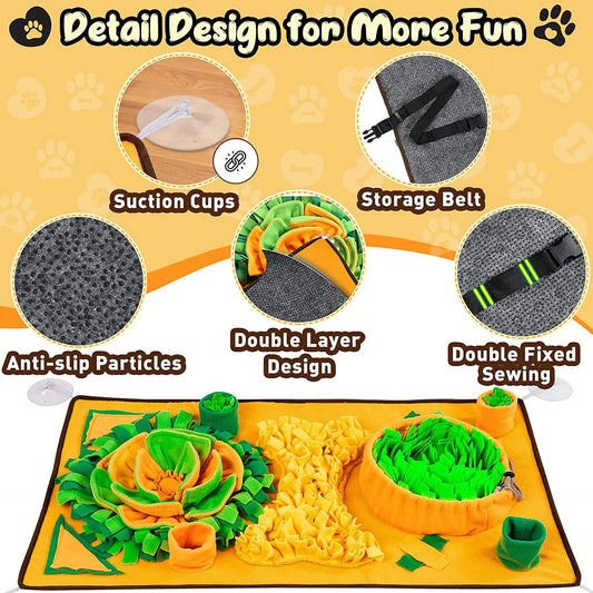 Pet Snuffle Mat for Dogs and Cats