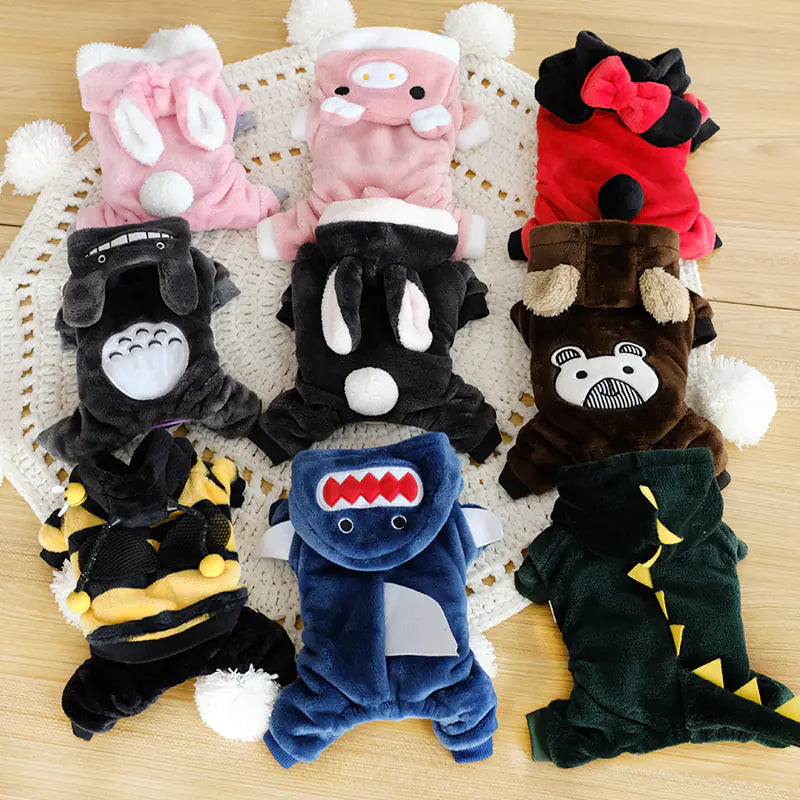 Thick Winter Clothes for Small Dogs and Cats