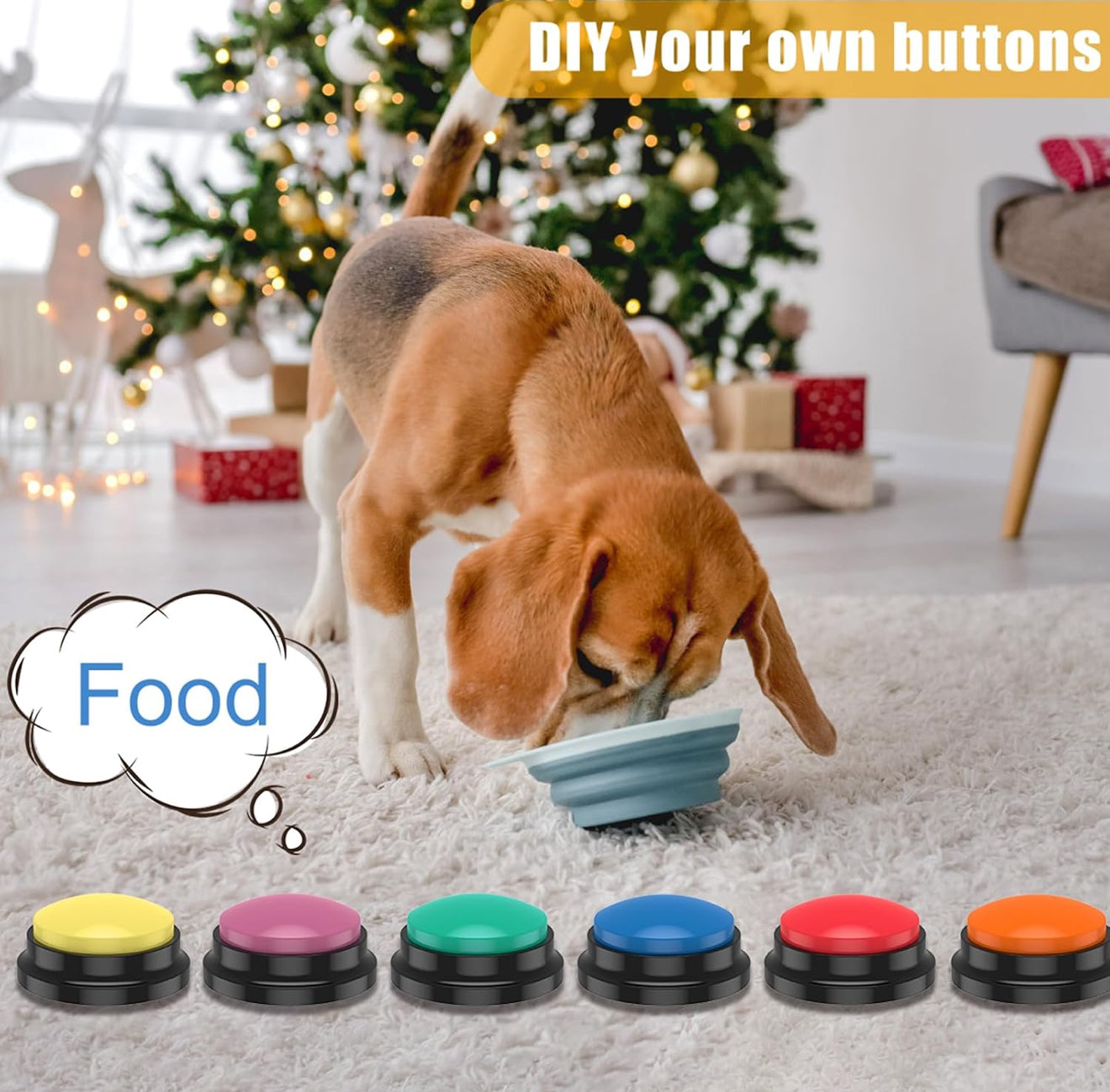 Interactive Dog Personalized Sound Buttons