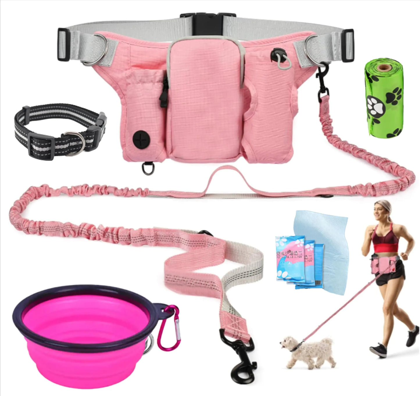 Hand Free Dog Leash - Bundle