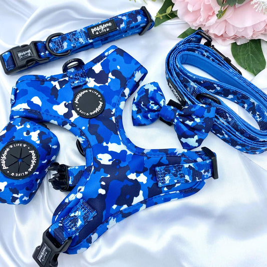 Blue Camo Dog Lead