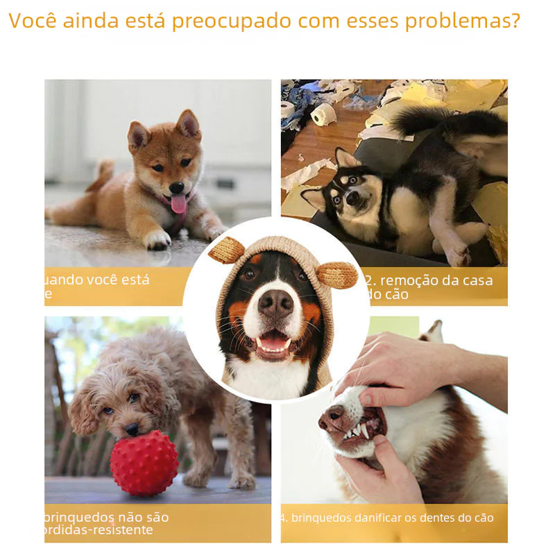 Pet Sound Ball - Interactive Chew Ball with Sound