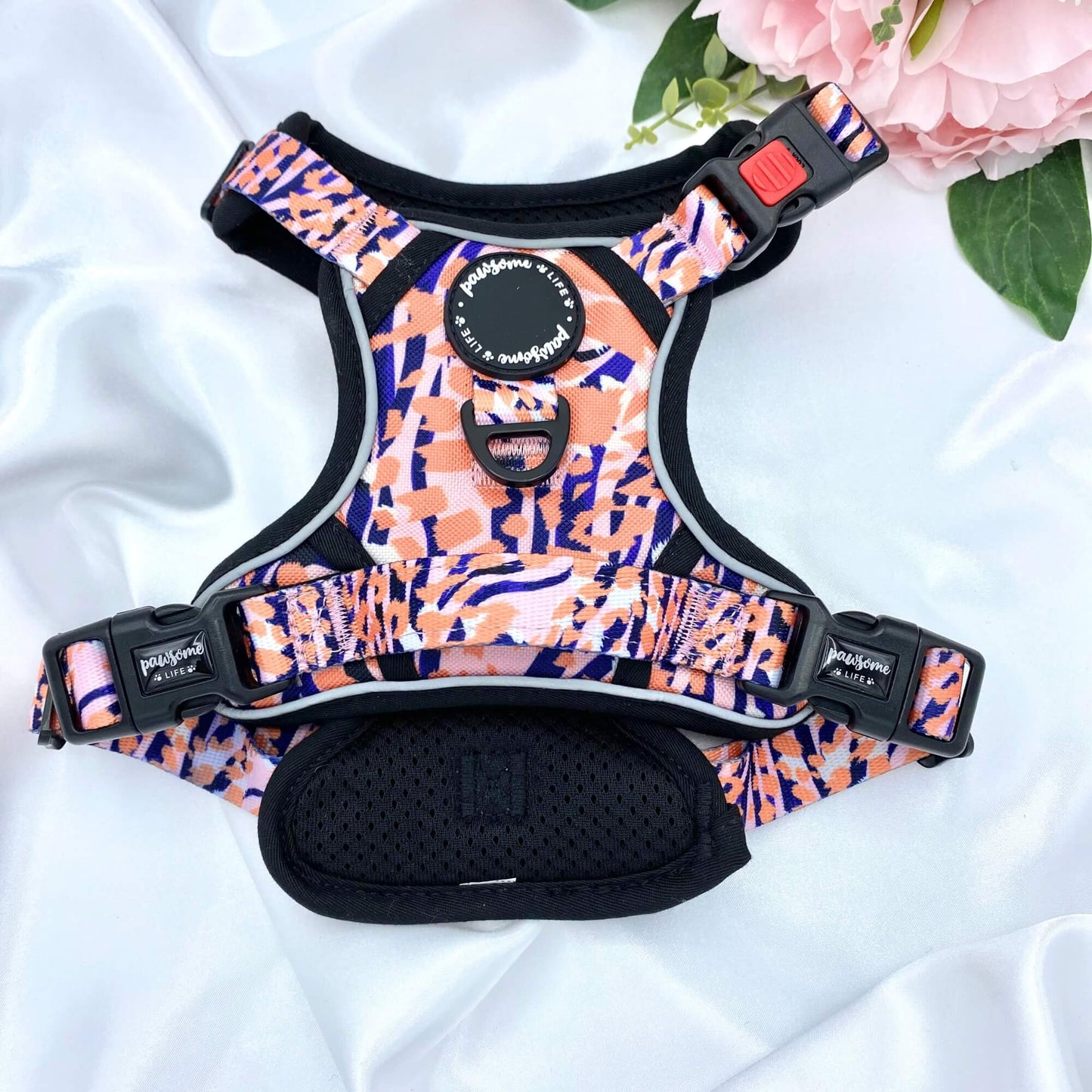 Orange Leopard Dog Lead
