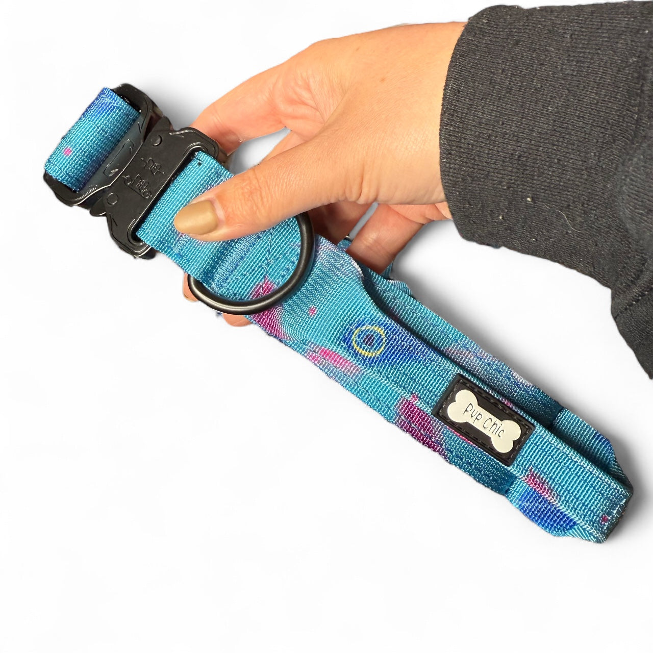 Power Peacock Adjustable & Tactical Dog Collars (XS–XL) – Bold Style for Every Size
