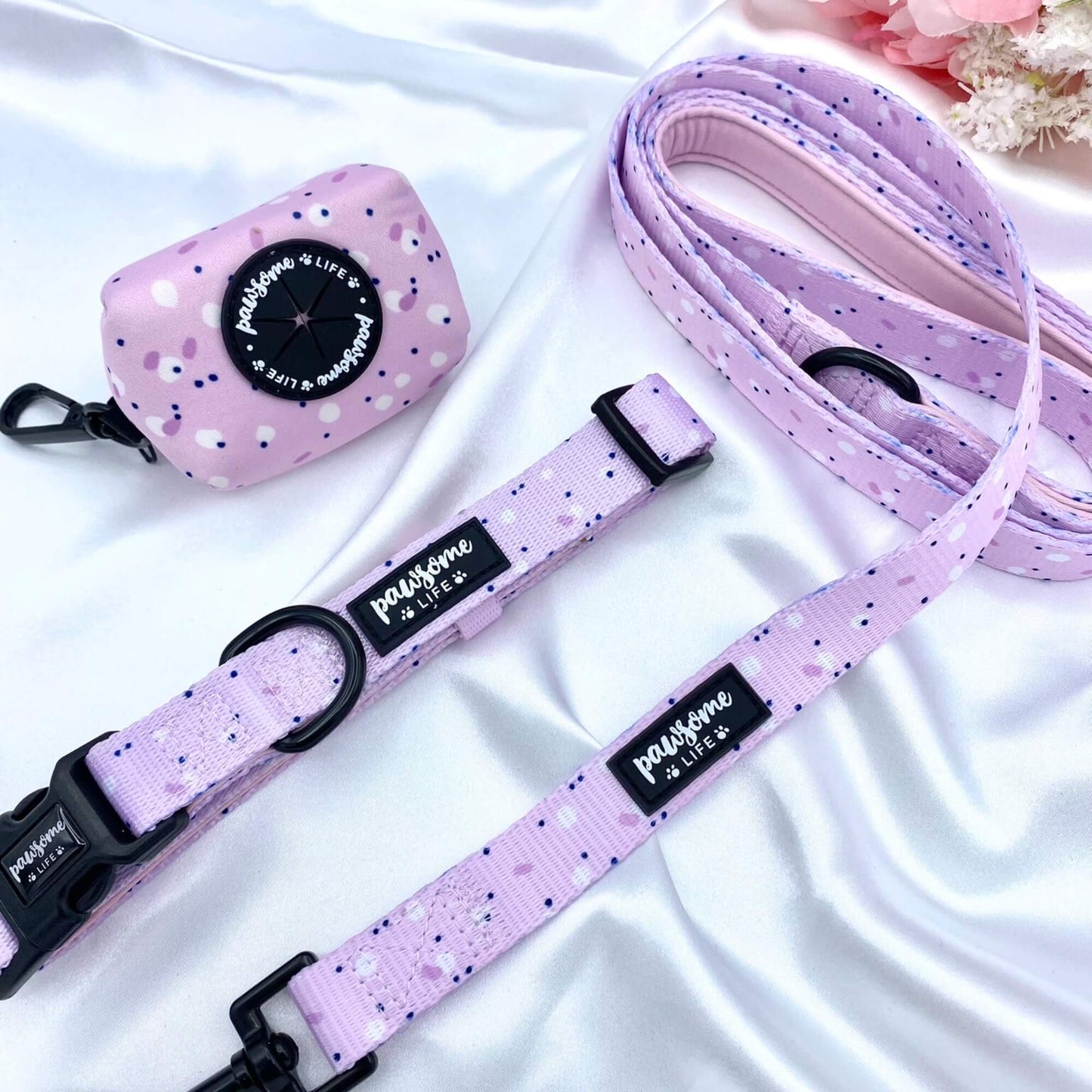 Lilac Love Dog Lead