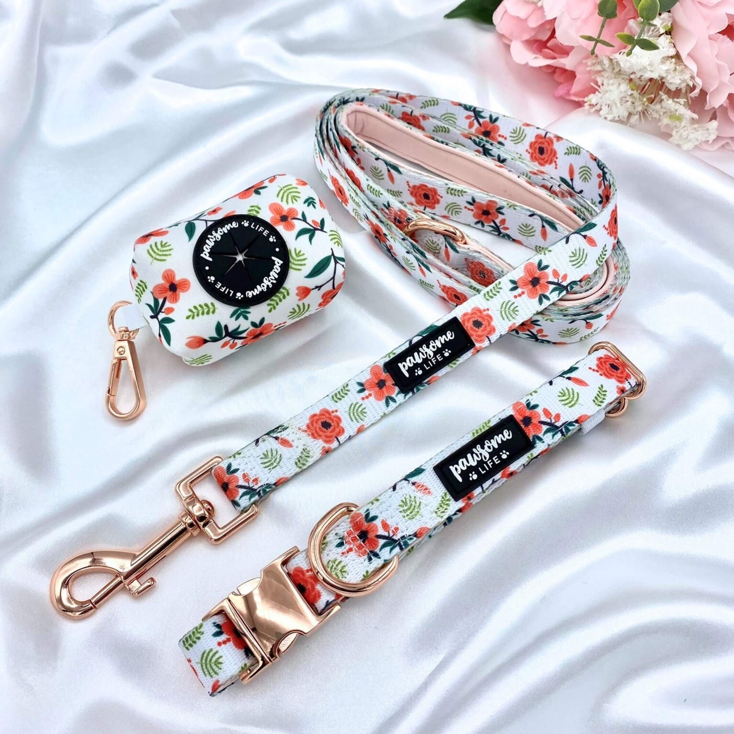 Wild Flowers Dog Lead