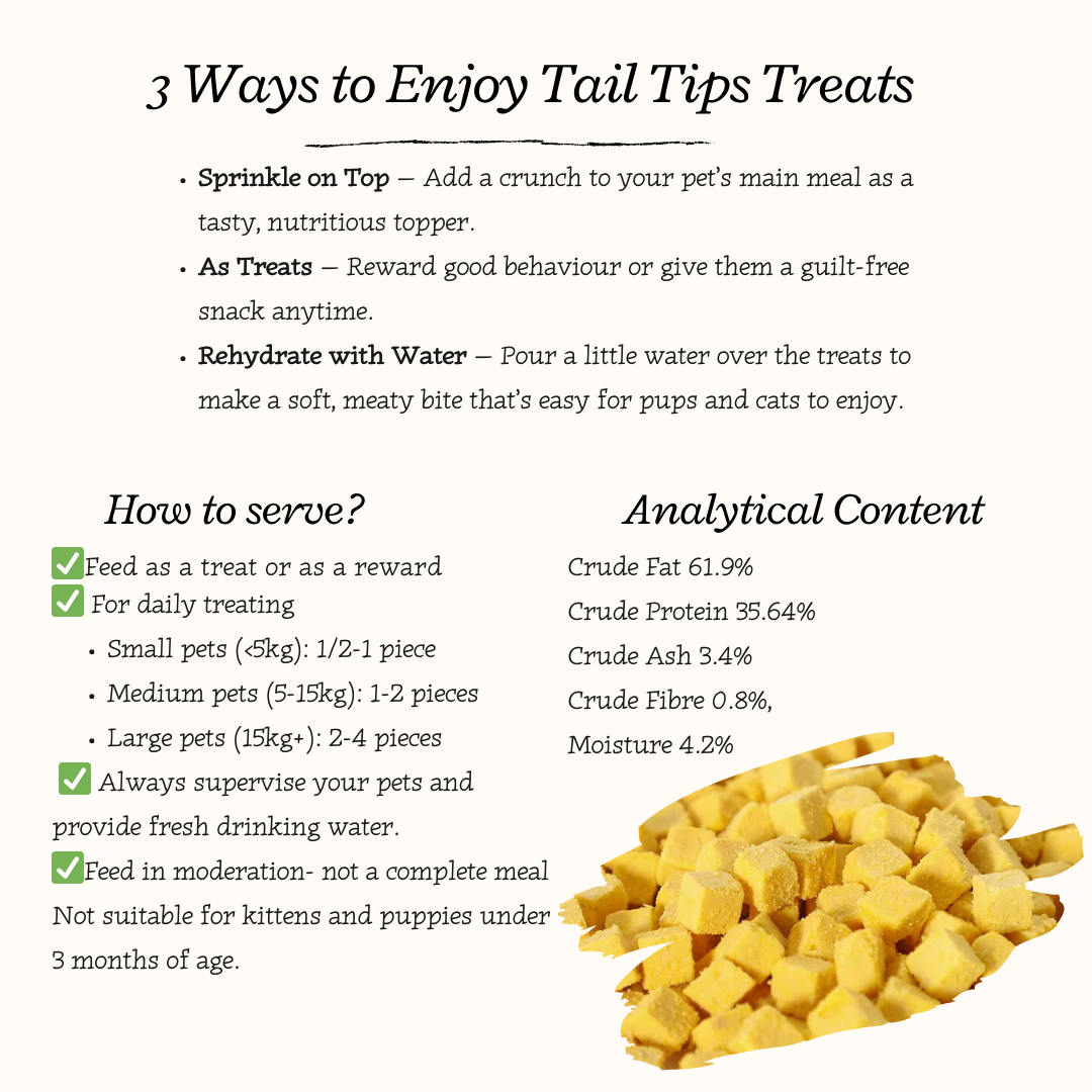 "Yolky Bites" 100% Freeze-Dried Egg Yolk- 40g Pouch