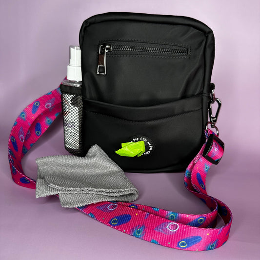Peacock Power Dog walking bag - showerproof