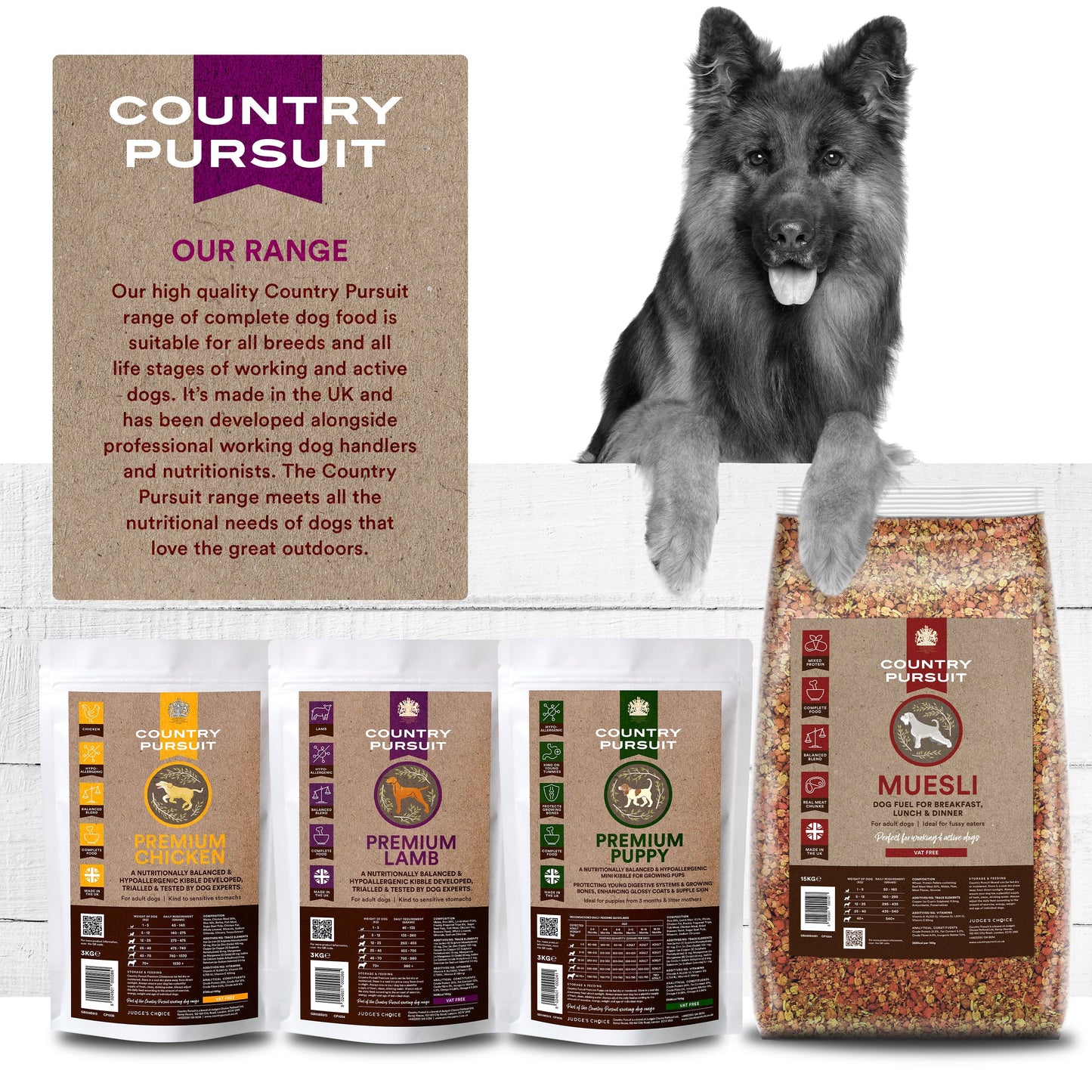Country Pursuit Lamb, Rice & Tripe - Premium Range