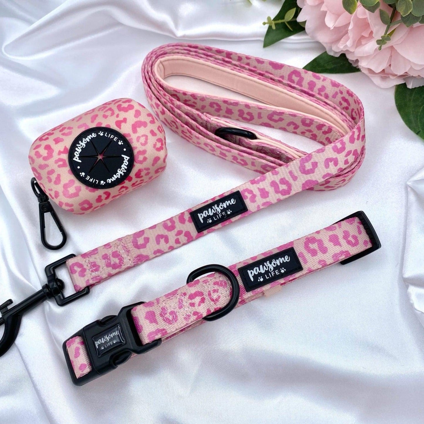 Ombre Leopard Dog Collar