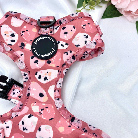 Pink Terrazzo Dog Harness