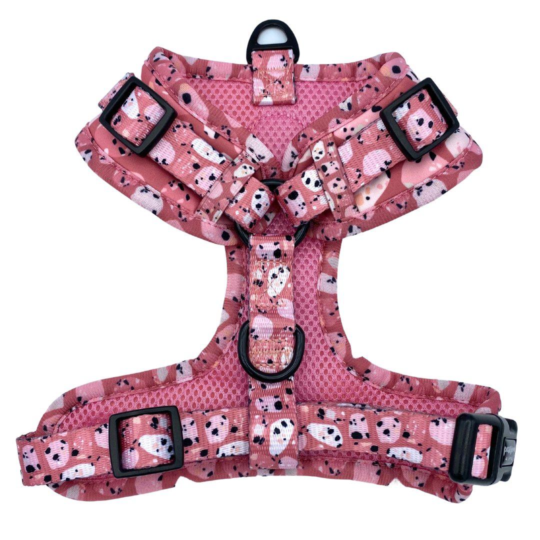 Pink Terrazzo Dog Harness