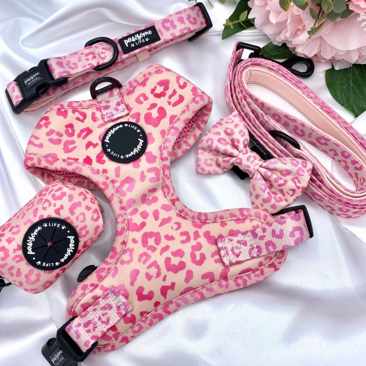 Ombre Leopard Dog Harness