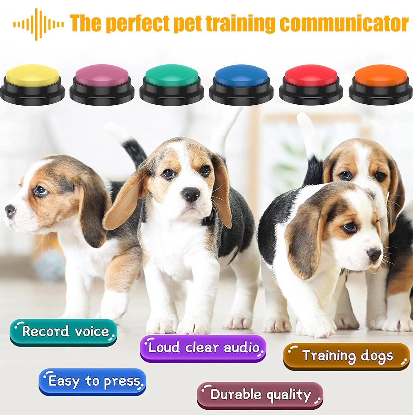 Interactive Dog Personalized Sound Buttons