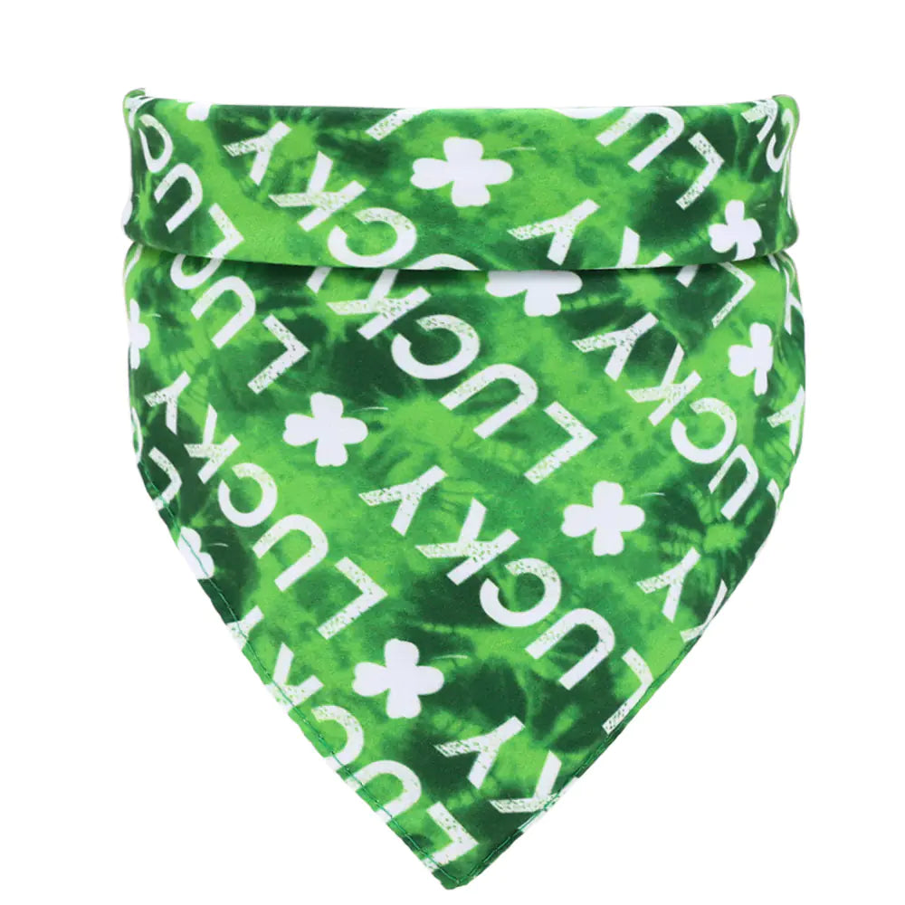 Cotton Pet Bandana for Dogs and Cats in Green