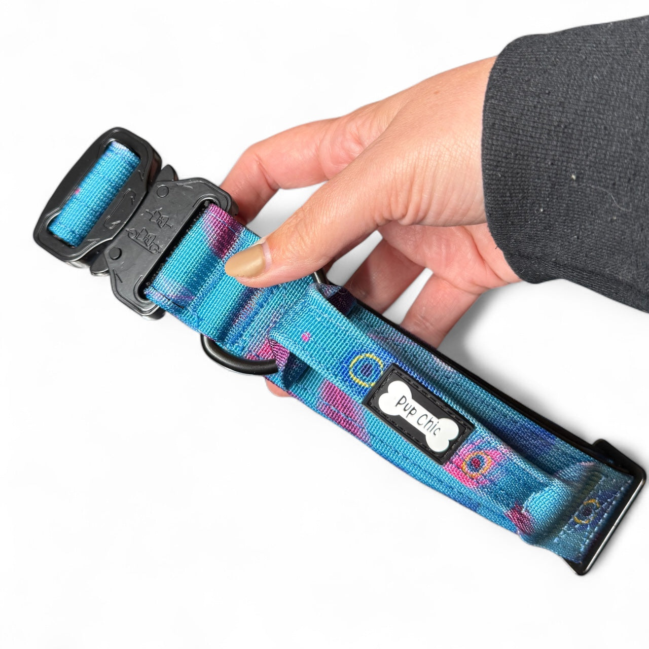 Power Peacock Adjustable & Tactical Dog Collars (XS–XL) – Bold Style for Every Size
