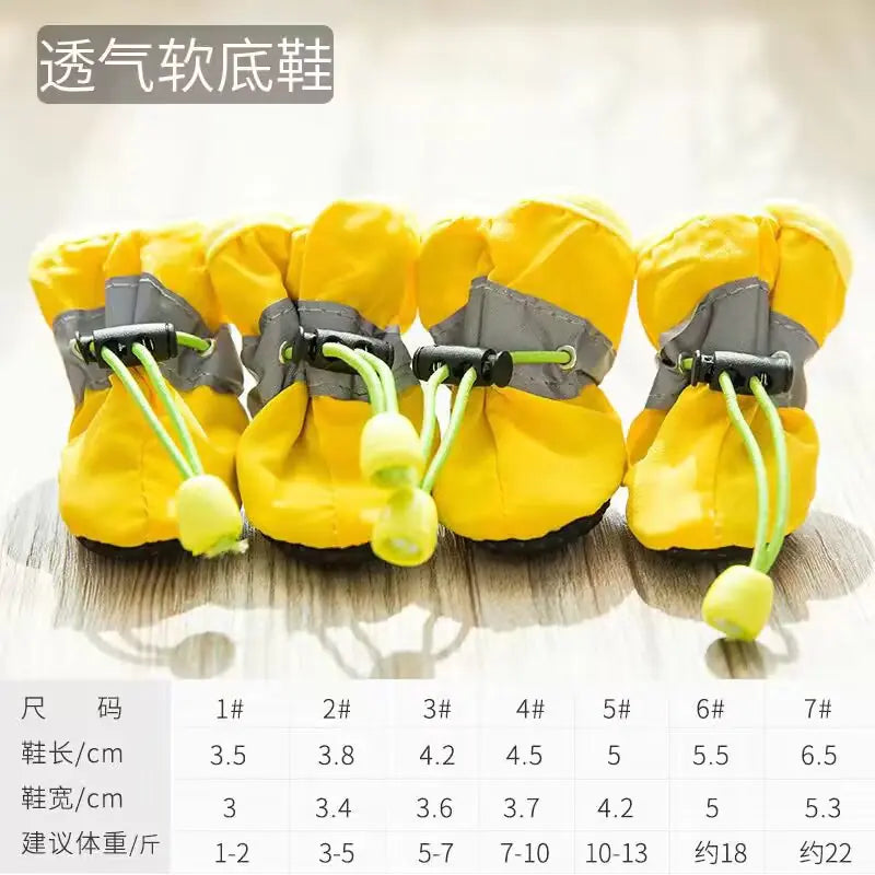 Non-Slip Pet Shoes for Teddy Dogs - Waterproof Booties