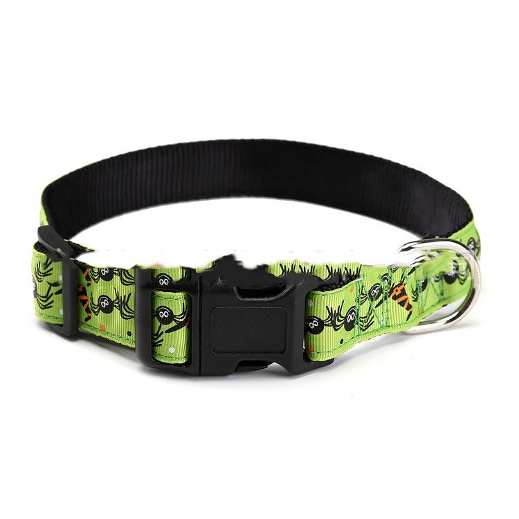 Halloween Pet Collar with Customizable Designs