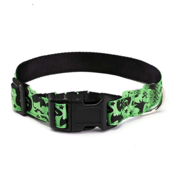 Halloween Pet Collar with Customizable Designs
