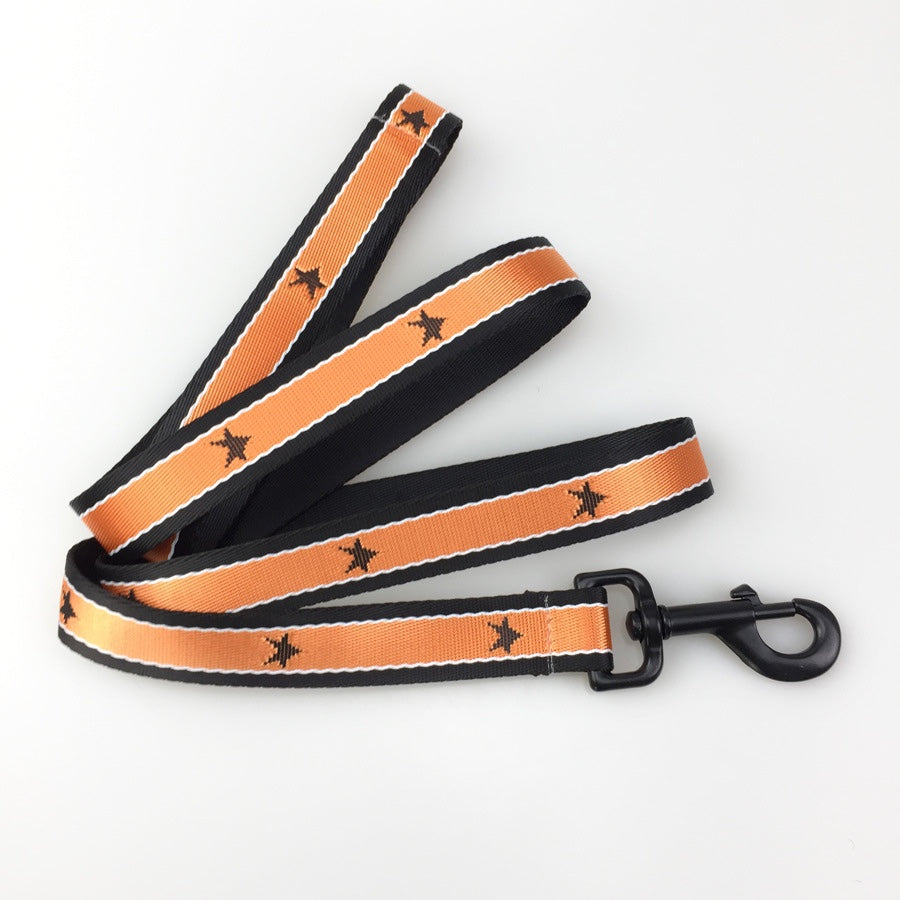 Star Pattern Harness and Leash for Medium to Large Dogs