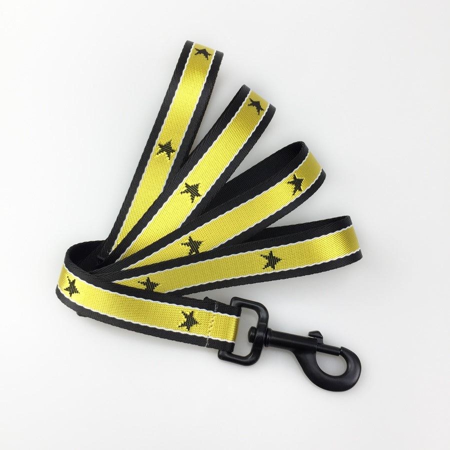Star Pattern Harness and Leash for Medium to Large Dogs