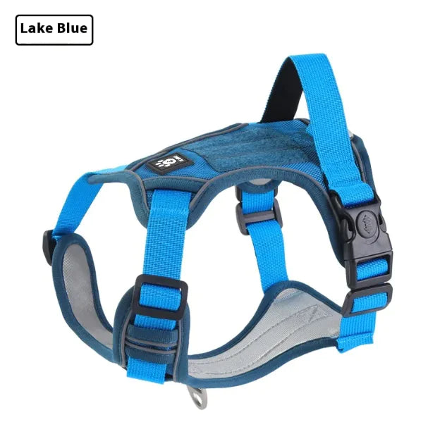 Adjustable Vest-Style Dog Harness for Medium and Large Dogs, with Optional Leash
