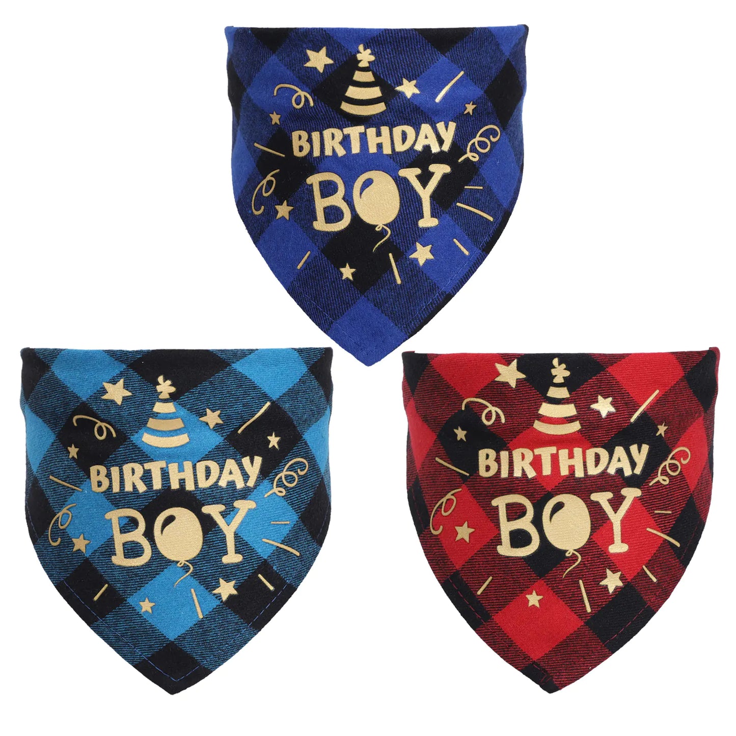 Cross-Border Birthday Pet Bandana for Dogs and Cats