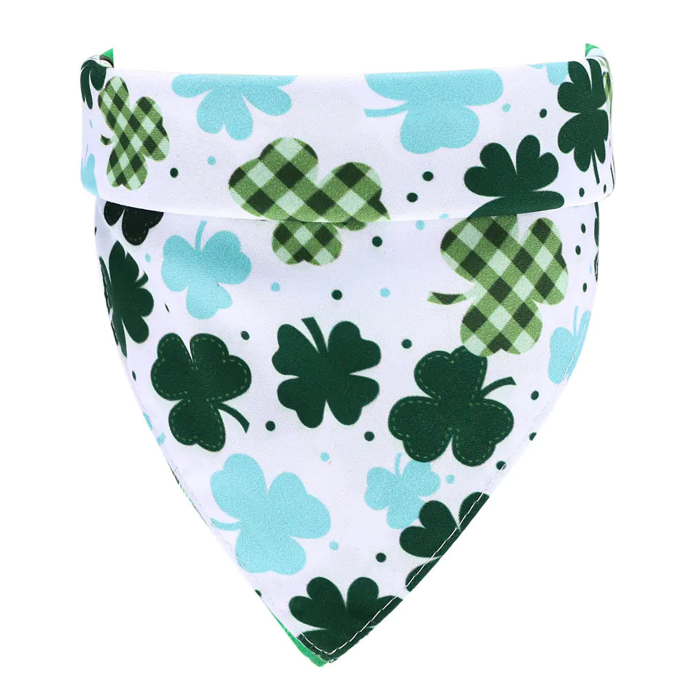Cotton Pet Bandana for Dogs and Cats in Green