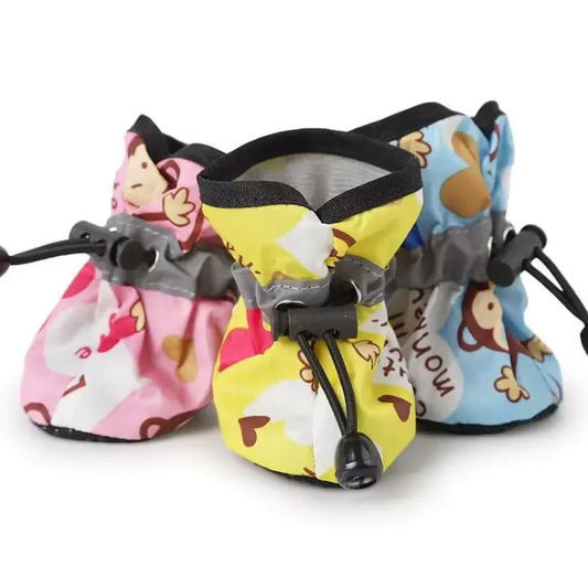 Non-Slip Pet Shoes for Teddy Dogs - Waterproof Booties