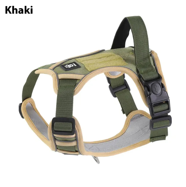 Adjustable Vest-Style Dog Harness for Medium and Large Dogs, with Optional Leash