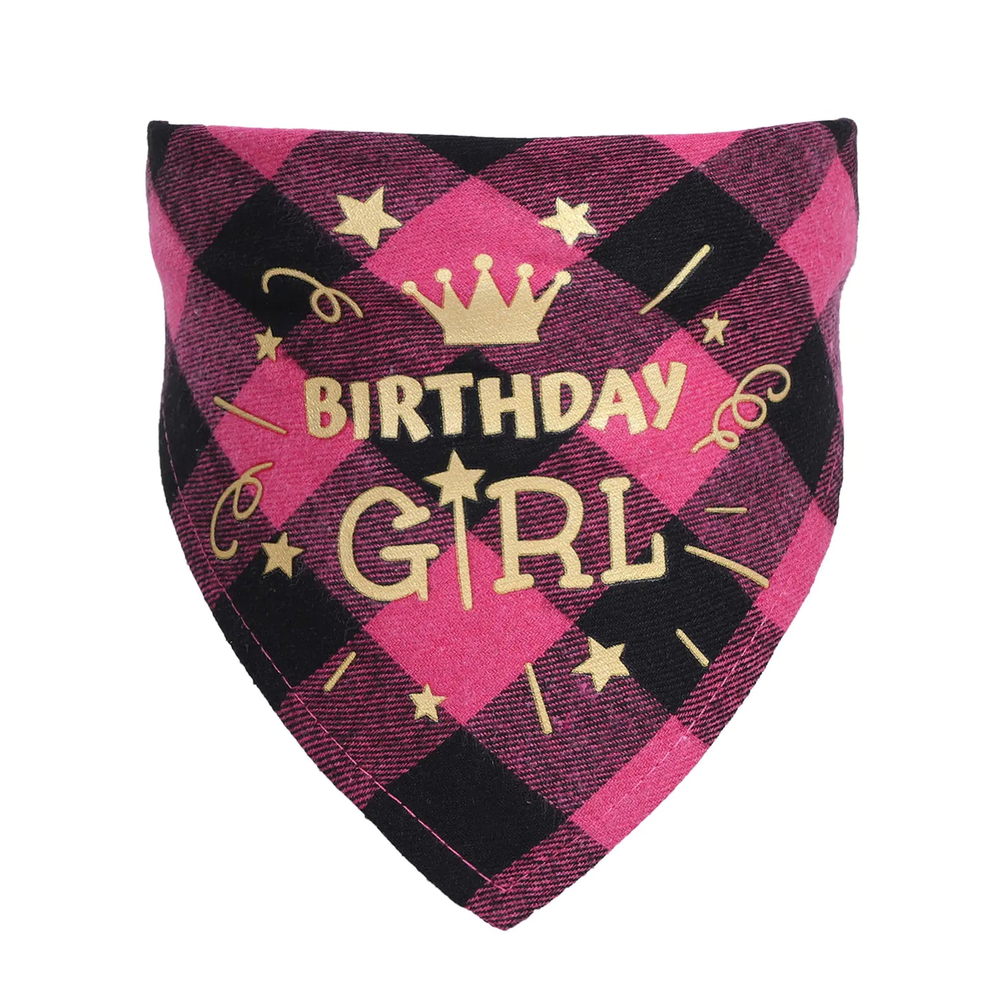 Cross-Border Birthday Pet Bandana for Dogs and Cats