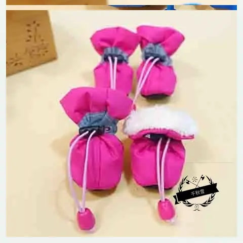 Non-Slip Pet Shoes for Teddy Dogs - Waterproof Booties