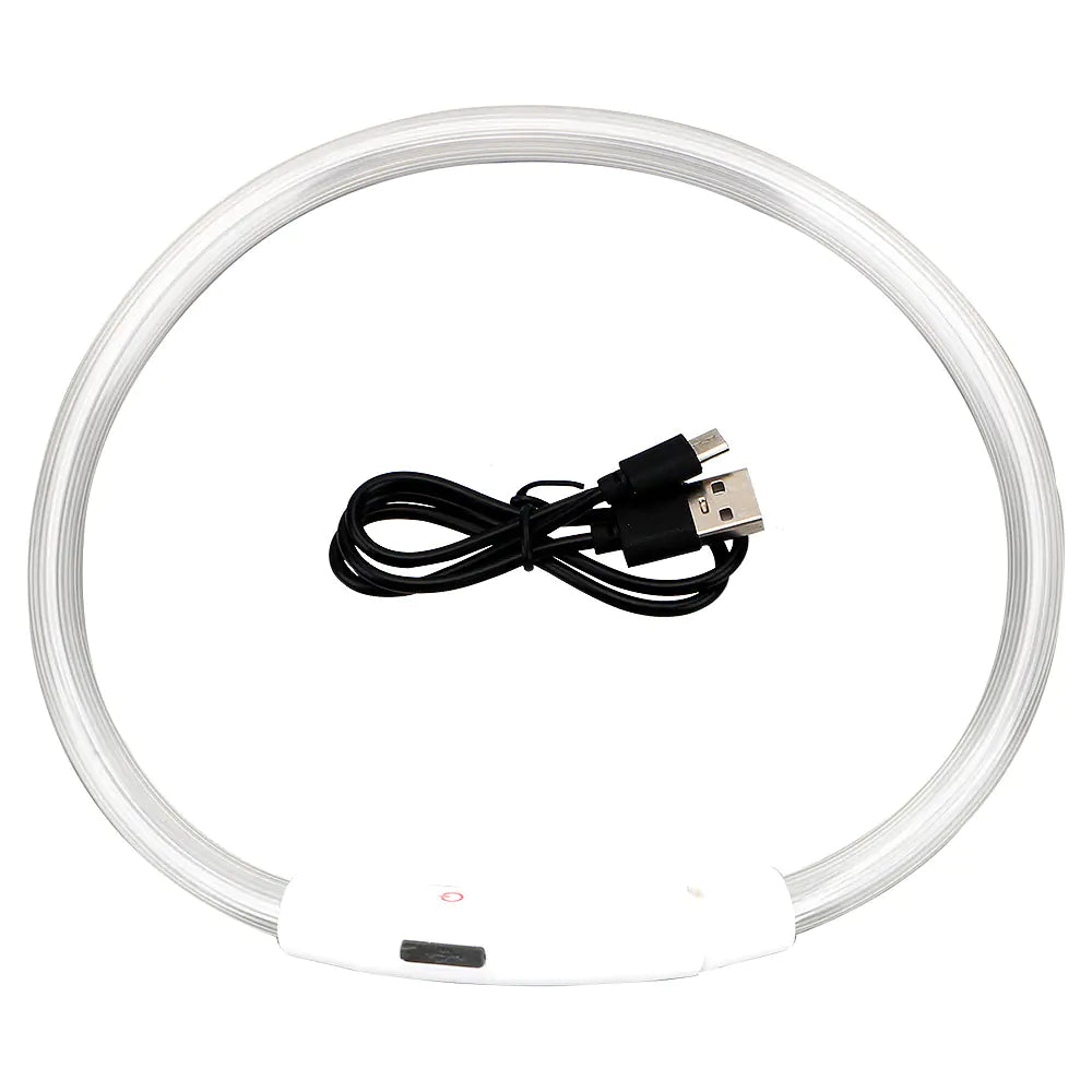USB Rechargeable Pet Luminous Collar with 3 Modes