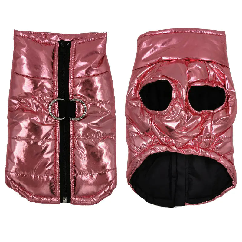 Waterproof Dog Jacket with Cotton Vest Design