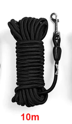 Long Round Rope Dog Leash Made of Strong Nylon