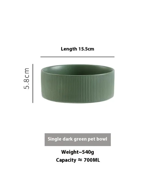 Stable Pet Ceramic Bowl