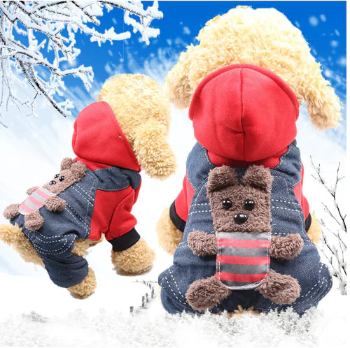 Flannel Warm Clothes for Dogs Fall/Winter