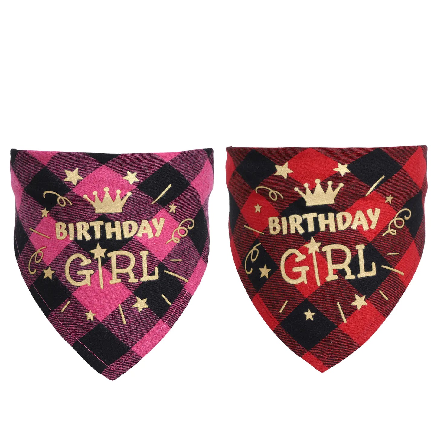 Cross-Border Birthday Pet Bandana for Dogs and Cats