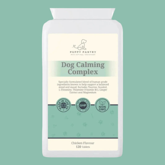 Calming Treats for Dogs - Anxiety Relief for Stress, Separation Anxiety, Fireworks, Travel - Chicken Flavor - 120 Chews